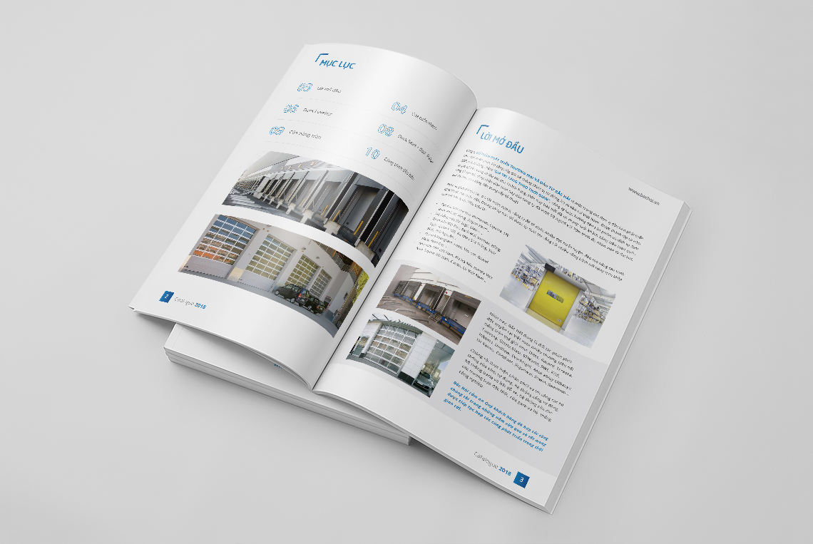 Bắc Hải - Thiết kế catalogue công ty Bắc Hải